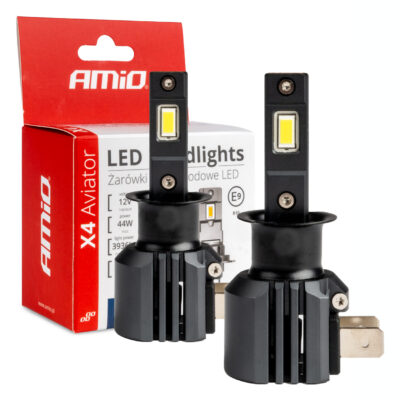 VL Garage - ΛΑΜΠΕΣ LED H3 12V 44W 6.500K 3.936lm CSP X4 SERIES AVIATOR PLUG & PLAY ΑΜΙΟ - 2 ΤΕΜ. - VL-03762