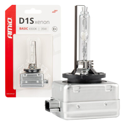 VL Garage - ΑΝΤΑΛΛΑΚΤΙΚΗ ΛΑΜΠΑ ΧΕΝΟΝ BASIC D1S 12V 4.300k 35W BLISTER CARD AMIO - 1 ΤΕΜ. - VL-03863