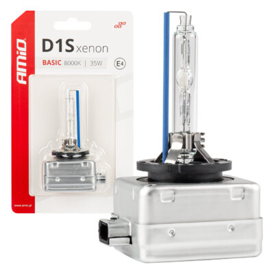 VL Garage - ΑΝΤΑΛΛΑΚΤΙΚΗ ΛΑΜΠΑ ΧΕΝΟΝ BASIC D1S 12V 8.000k 35W BLISTER CARD AMIO - 1 ΤΕΜ. - VL-03865