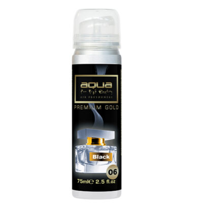 VL Garage - ΑΡΩΜΑΤΙΚΟ ΑΥΤΟΚΙΝΗΤΟΥ ΣΕ ΣΠΡΕΙ (SPRAY) ΜΕ ΑΡΩΜΑ BLACK PREMIUM GOLD SERIES 75ml AQUA - 1 TEM. - VL-10-783