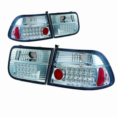 VL Garage - ΦΑΝΑΡΙΑ ΠΙΣΩ LED CIVIC '96 2D CROME - VL-10209
