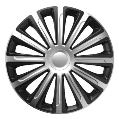 VL Garage - ΤΑΣΙ 16" HUBCAP TREND SILVER BLACK - ΣΕΤ ΣΕ ΚΟΥΤΙ - 4 ΤΕΜ. - VL-6858