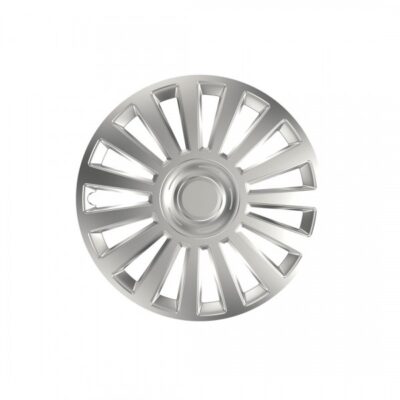 VL Garage - ΤΑΣΙ 15" HUBCAP LUXURY ΑΣΗΜΙ - ΣΕΤ 4 ΤΕΜ. ΣΕ ΚΟΥΤΙ - VL-1273/AM