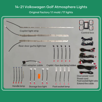 VL Garage - DIQ AMBIENT VW GOLF 7 (Digital iQ Ambient Light VW GOLF 7 mod. 2013-2021