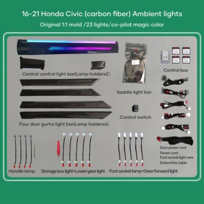 VL Garage - DIQ AMBIENT HONDA CIVIC mod.2016-2021 (Digital iQ Ambient Light Honda Civic mod. 2016-2021