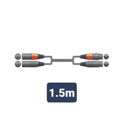 VL Garage - 2XF-2XM150 Καλώδιο Ήχου 2 x XLR Female - 2 x XLR Male 1.5m (Τεμάχιο) - VL-2XF-2XM150