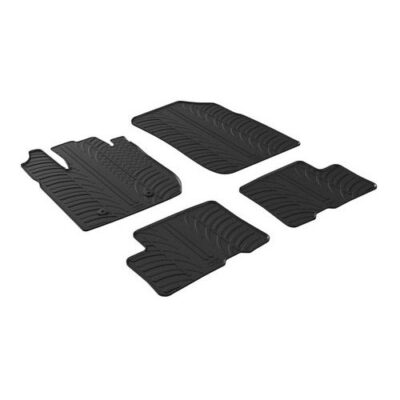 VL Garage - ΜΑΡΚΕ ΠΑΤΑΚΙΑ ΣΕ ΣΚΑΦΗ ΛΑΣΤΙΧΟ ΓΙΑ DACIA DUSTER 4X4 02/2018+ SUMISURA ΣΕ ΜΑΥΡΟ ΧΡΩΜΑ ME ΚΟΥΜΠΩΜΑΤΑ LAMPA - 4 ΤΕΜ. - VL-24569