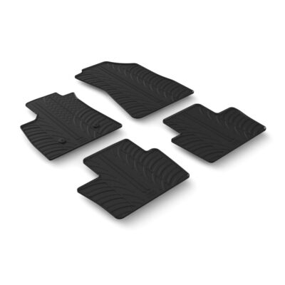 VL Garage - ΜΑΡΚΕ ΠΑΤΑΚΙΑ ΣΕ ΣΚΑΦΗ ΛΑΣΤΙΧΟ ΓΙΑ RENAULT AUSTRAL 09/2022+ (AYTOMATO/ΥΒΡΙΔΙΚΟ) SUMISURA ΣΕ ΜΑΥΡΟ ΧΡΩΜΑ ME ΚΟΥΜΠΩΜΑΤΑ LAMPA - 4 ΤΕΜ. - VL-24667