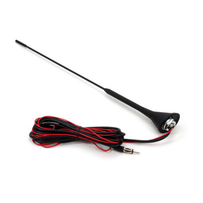 VL Garage - ΚΕΡΑΙΑ ΟΡΟΦΗΣ ΑΥΤΟΚΙΝΗΤΟΥ ANT08 - 40 cm (ΜΕ ΕΝΙΣΧΥΤΗ/ΚΑΛΩΔΙΟ 3m) AMiO - 1 ΤΕΜ. - VL-01511
