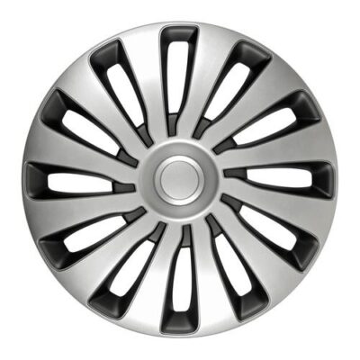 VL Garage - ΤΑΣΙ 13 INCH SEPANG SILVER/BLACK ΑΣΗΜΙ/ΜΑΥΡΟ 4ΤΕΜ. - VL-31655