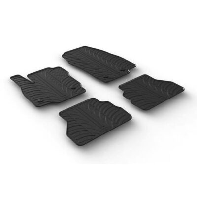 VL Garage - ΜΑΡΚΕ ΠΑΤΑΚΙΑ ΣΕ ΣΚΑΦΗ ΛΑΣΤΙΧΟ ΓΙΑ FORD B-MAX 04/2015-07/2018 SUMISURA ΣΕ ΜΑΥΡΟ ΧΡΩΜΑ ME ΚΟΥΜΠΩΜΑΤΑ LAMPA - 4 ΤΕΜ. - VL-24507