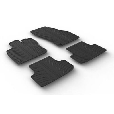 VL Garage - ΜΑΡΚΕ ΠΑΤΑΚΙΑ ΣΕ ΣΚΑΦΗ ΛΑΣΤΙΧΟ ΓΙΑ SEAT ATECA 07/2016+ SUMISURA ΣΕ ΜΑΥΡΟ ΧΡΩΜΑ ME ΚΟΥΜΠΩΜΑΤΑ LAMPA - 4 ΤΕΜ. - VL-24511