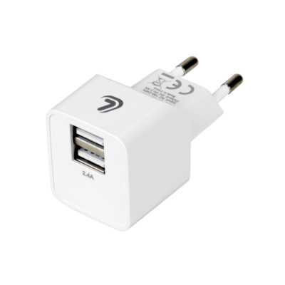 VL Garage - ΦΟΡΤΙΣΤΗΣ ME OIKIAKH ΠΡΙΖΑ 220/240V 12W 2400mA ΜΕ 2 ΘΥΡΕΣ USB (A+A) LAMPA - 1 ΤΕΜ - VL-L3869.0/Τ