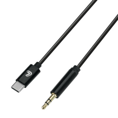 VL Garage - ΚΑΛΩΔΙΟ ΣΥΝΔΕΣΗΣ USB TYPE C ΣΕ AUX 100cm ΜΑΥΡΟ SMARTPHONE ESSENTIALS LAMPA - 1 TEM. - VL-L3869.4