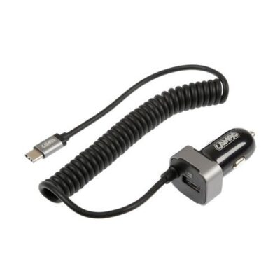 VL Garage - ΑΝΤΑΠΤΟΡΑΣ ΦΟΡΤΙΣΤΗΣ ΑΝΑΠΤΗΡΑ 12/24V 3000mA ΜΕ ΘΥΡΑ USB+ 1 USB TYPE-C ΜΕ ΚΑΛΩΔΙΟ 150cm FAST CHARGE - VL-38892