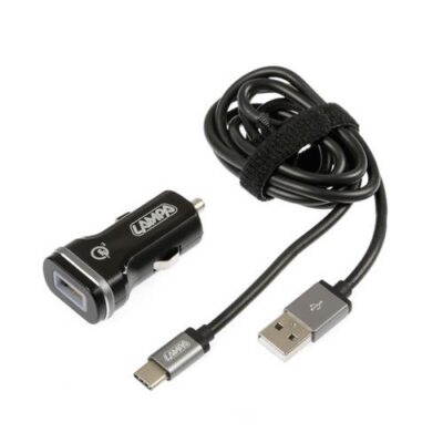 VL Garage - ΦΟΡΤΙΣΤΗΣ ΑΝΑΠΤΗΡΑ 12/24V ΜΕ 1 USB TYPE-C 3000mA ΚΑΛΩΔΙΟ 100cm ULTRA FAST CHARGER(LAPTOP/NOTEBOOK) - VL-L3889.4/T