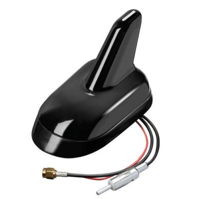 VL Garage - ΚΕΡΑΙΑ ΚΑΡΧΑΡΙΑΣ AERO-FIN 5 12V ΜΑΥΡΗ AM/FM/GPS ΜΕ ΕΝΙΣΧΥΤΗ ΣΗΜΑΤΟΣ 64x108x67mm - VL-40628