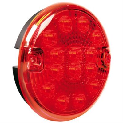 VL Garage - ΦΩΣ ΦΟΡΤΗΓΟΥ ΠΙΣΩ 12/24V 14LED ΚΟΚΚΙΝΟ ΣΤΡΟΓΓΥΛΟ 140mm 1ΤΕΜ. - VL-41527