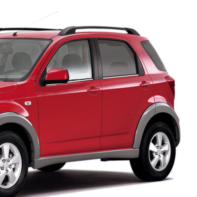 VL Garage - TRIM ΜΑΡΚΕ ΠΑΡΑΘΥΡΩΝ ΑΥΤΟΚΟΛΛΗΤΑ ΧΡΩΜΙΟΥ ΜΕΤΑΛΛΙΚΑ ΓΙΑ DAIHATSU TERIOS 5D 2006+ 4ΤΕΜ. - VL-5704060