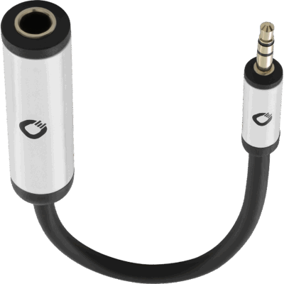 VL Garage - Oehlbach i-Connect AD 63/35 Jack adapter 6.3 mm jack / 3.5 mm jack Black - VL-D1C60018