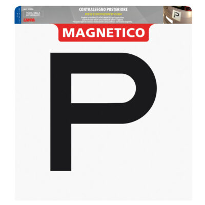 VL Garage - ΣΗΜΑ ΝΕΩΝ ΟΔΗΓΩΝ Ρ ΜΑΓΝΗΤΙΚΟ LAMPA - 1 ΤΕΜ - VL-65356