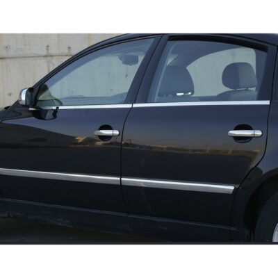 VL Garage - TRIM ΠΑΡΑΘΥΡΩΝ ΑΝΟΞΕΙΔΩΤΟ ΑΤΣΑΛΙ ΧΡΩΜΙΟ - 4 ΤΕΜ. ΓΙΑ VW PASSAT 3B SD / SW 1998-2005 - VL-7616060