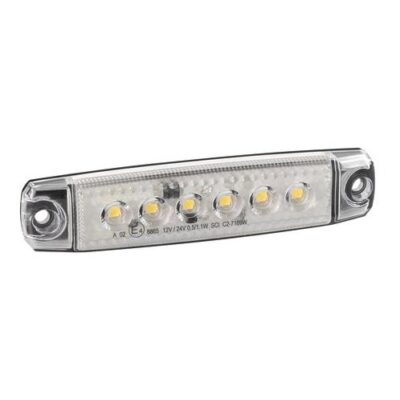 VL Garage - ΦΩΣ ΟΓΚΟΥ 6LED ΛΕΥΚΟ 12/24V 96mm ΑΔΙΑΒΡΟΧΟ 1ΤΕΜ. - VL-L9700.7