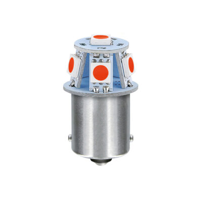 VL Garage - R5W BA15s 24/28V 6SMDX1CHIP LED 35lm ΚΟΚΚΙΝΟ ΚΟΥΤΙ LAMPA - 20 ΤΕΜ. - VL-97566