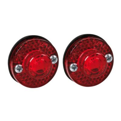 VL Garage - Φώτα Ογκου Φορτηγού 24V 1 Led 2τεμ Κόκκινα R-14 - VL-98927