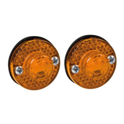 VL Garage - Φώτα Ογκου Φορτηγού 24V 1 Led 2τεμ Πορτοκαλί S-11 - VL-98928