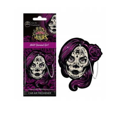 VL Garage - ΑΡΩΜΑΤΙΚΟ ΚΡΕΜΑΣΤΟ AROMA CAR MUERTOS VIOLET GIRL SPICY DELIGHT ΑMiO - 1 TEM. - VL-A10378