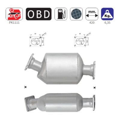 VL Garage - ΦΙΛΤΡΟ DPF ΣΙΛΙΚΟΝΟΥΧΟ ΚΑΡΒΙΔΙΟ SIC BMW 525TD/530D/730D/X5 2.5-3.0TD 24V M57N 2003-2008 - VL-FD1001Q