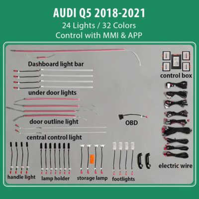 VL Garage - DIQ AMBIENT AUDI Q5 (80Α) (Digital iQ Ambient Light Audi Q5 mod. 2018-2021