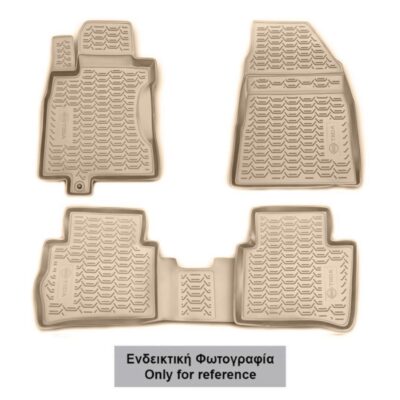 VL Garage - ΜΑΡΚΕ ΠΑΤΑΚΙΑ ΣΕ ΣΚΑΦΗ TPE ΛΑΣΤΙΧΟ ΓΙΑ JEEP GRAND CHEROKEE 2014-2021 ΣΕ ΜΠΕΖ ΧΡΩΜΑ NOVLINE - 4 ΤΕΜ. - VL-EXP.CARJEP00011B