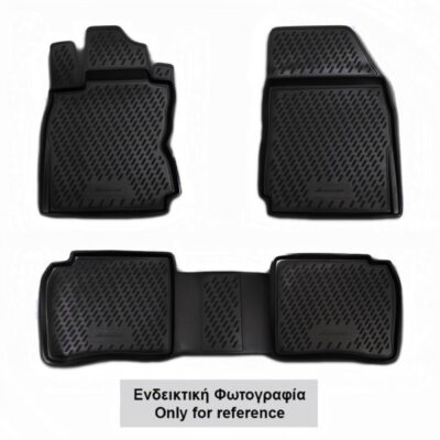 VL Garage - ΜΑΡΚΕ ΠΑΤΑΚΙΑ ΣΕ ΣΚΑΦΗ TPE ΛΑΣΤΙΧΟ ΓΙΑ VW POLO 09/2009+ ΣΕ ΜΑΥΡΟ ΧΡΩΜΑ NOVLINE - 4 ΤΕΜ. - VL-EXP.NLC.51.30.210K