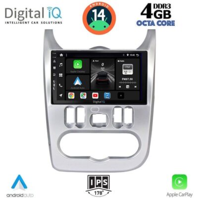 VL Garage - DIGITAL IQ BXF 6101_CPAA (9inc) MULTIMEDIA TABLET for DACIA DUSTER – LOGAN – SANDERO mod. 2006-2012 - VL-DIQ_BXF_6101