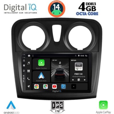 VL Garage - DIGITAL IQ BXF 6108_CPAA (9inc) MULTIMEDIA TABLET for DACIA LOGAN – SANDERO mod. 2012-2019 - VL-DIQ_BXF_6108