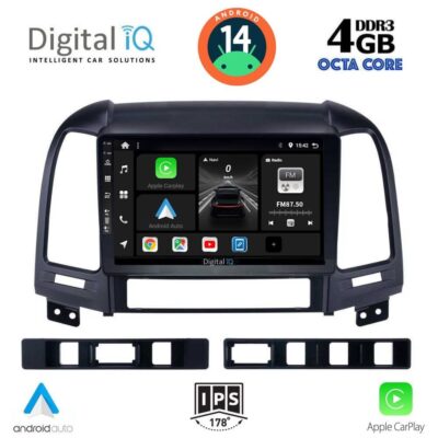 VL Garage - DIGITAL IQ BXF 6239_CPAA (9inc) MULTIMEDIA TABLET for HYUNDAI SANTA FE mod. 2005-2013 - VL-DIQ_BXF_6239