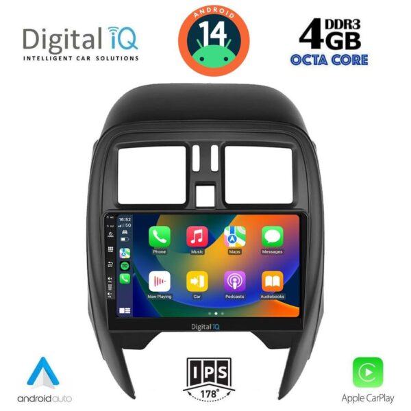DIGITAL IQ BXF 6451_CPAA (SQUARE) (9inc) MULTIMEDIA TABLET for NISSAN MICRA mod. 2014-2017 - Image 2