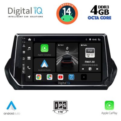 VL Garage - DIGITAL IQ BXF 6509_CPAA (9inc) MULTIMEDIA TABLET for PEUGEOT 208 – 2008 mod. 2021> - VL-DIQ_BXF_6509