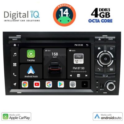 VL Garage - DIGITAL IQ BXF 650_CPAA (7'' DVD) MULTIMEDIA SYSTEM for AUDI A4 mod. 2002-2008 - VL-DIQ_BXF_650