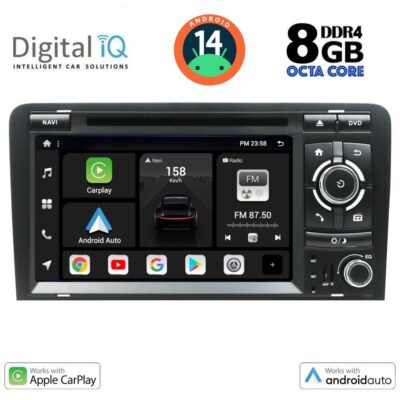 VL Garage - DIGITAL IQ BXF 749_CPAA (7'' DVD) MULTIMEDIA SYSTEM for AUDI A3 mod. 2003-2012 - VL-DIQ_BXF_749