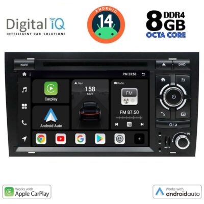 VL Garage - DIGITAL IQ BXF 750_CPAA (7'' DVD) MULTIMEDIA SYSTEM for AUDI A4 mod. 2002-2008 - VL-DIQ_BXF_750
