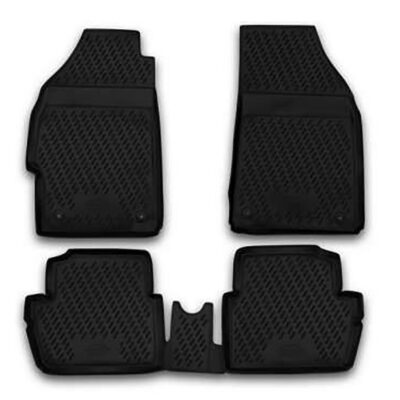 VL Garage - ΜΑΡΚΕ ΠΑΤΑΚΙΑ ΣΕ ΣΚΑΦΗ TPE ΛΑΣΤΙΧΟ ΓΙΑ CHEVROLET SPARK 2010-2015 ΣΕ ΜΑΥΡΟ ΧΡΩΜΑ NOVLINE - 4 ΤΕΜ. - VL-EXP.CARCHV00015H
