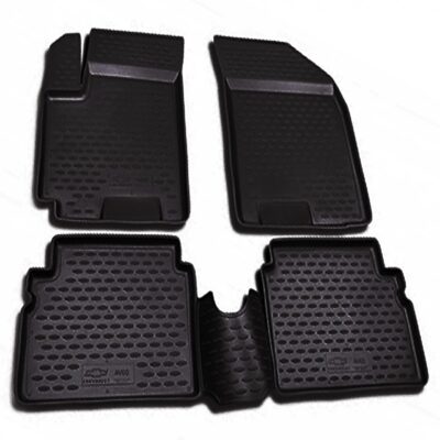 VL Garage - ΜΑΡΚΕ ΠΑΤΑΚΙΑ ΣΕ ΣΚΑΦΗ TPE ΛΑΣΤΙΧΟ ΓΙΑ CHEVROLET AVEO 5D 2012-2015 ΣΕ ΜΑΥΡΟ ΧΡΩΜΑ NOVLINE - 4 ΤΕΜ. - VL-EXP.CARCHV00021