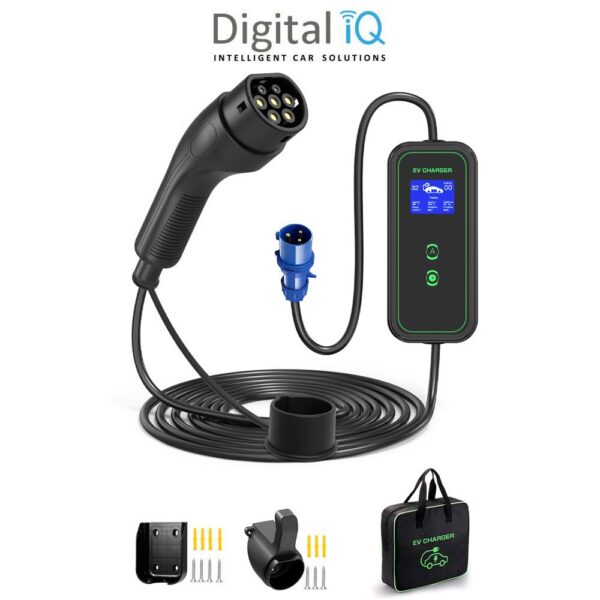 DIQ PORTABLE EV CHARGER TYPE 2 PEVC32A01 (32A - 7kW) - Image 2