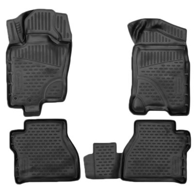 VL Garage - ΜΑΡΚΕ ΠΑΤΑΚΙΑ ΣΕ ΣΚΑΦΗ TPE ΛΑΣΤΙΧΟ ΓΙΑ NISSAN NAVARA D23 2015+ ΣΕ ΜΑΥΡΟ ΧΡΩΜΑ NOVLINE - 4 ΤΕΜ. - VL-EXP.ELEMENT3D02217210