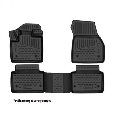 VL Garage - ΜΑΡΚΕ ΠΑΤΑΚΙΑ ΣΕ ΣΚΑΦΗ TPE ΛΑΣΤΙΧΟ ΓΙΑ VW GOLF 8 2019+ 5D HB HYBRID ΣΕ ΜΑΥΡΟ ΧΡΩΜΑ NOVLINE - 4 ΤΕΜ - VL-ELEMENT3DA70047210K