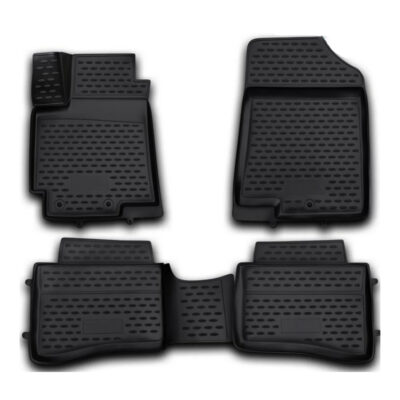 VL Garage - ΜΑΡΚΕ ΠΑΤΑΚΙΑ ΣΕ ΣΚΑΦΗ TPE ΛΑΣΤΙΧΟ ΓΙΑ KIA RIO 5D 2011-2014 ΣΕ ΜΑΥΡΟ ΧΡΩΜΑ NOVLINE - 4 ΤΕΜ. - VL-EXP.NLC.25.38.210H