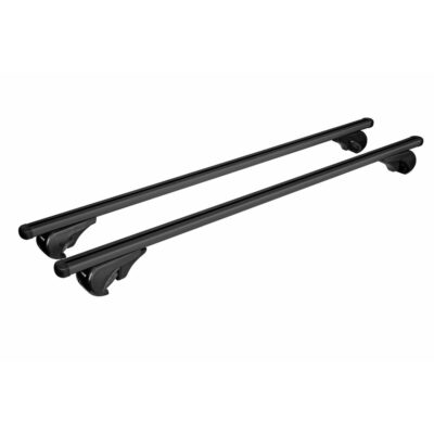 VL Garage - ΜΠΑΡΕΣ ΟΡΟΦΗΣ HELIO BLACK (L) 127 cm ΑΛΟΥΜΙΝΙΟΥ ΜΑΥΡΗ ΜΕ ΚΛΕΙΔΑΡΙΕΣ (STANDARD RAILING) NORDRIVE - 2 TEM. - VL-N15041